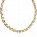 Halskette, 18K vergoldeter Edelstahl – 39 cm